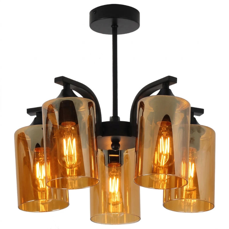 Chandelier CH709/5 BLACK