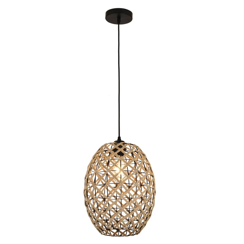Metal and Rope Pendant PEN858