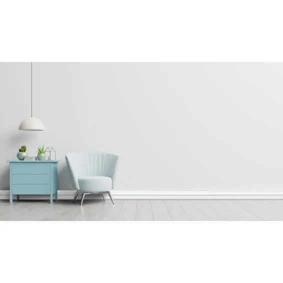 Polymer Skirting 3024W S White T15mm x W75mm x L2700mm