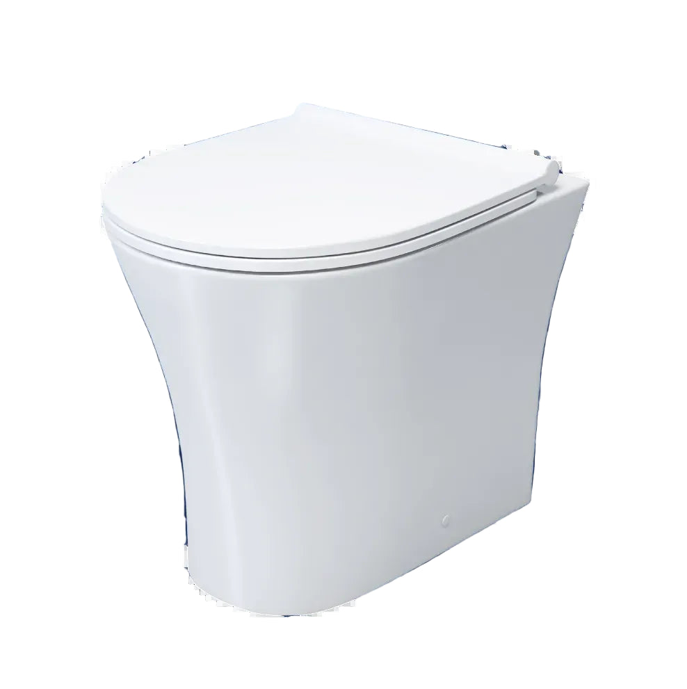 Zara Round Rimless Back To Wall Pan with 6103 Soft Close Seat