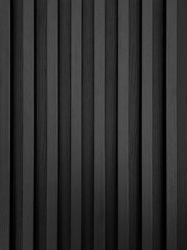 Wall Panel 3D Black Alpine 130mmX2.4m