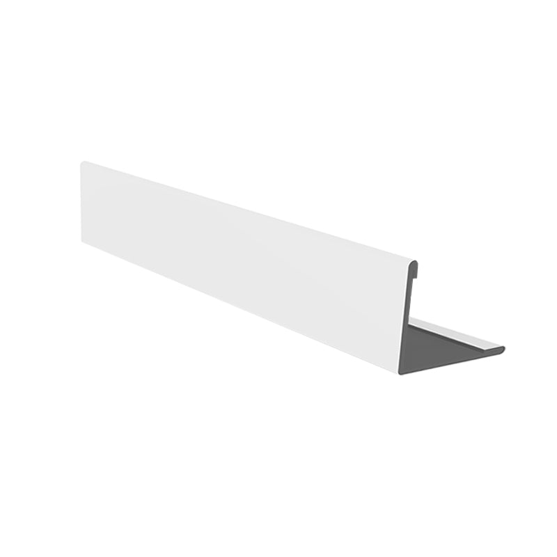M6 White Wall Angle 25 x 19 x 3.6m