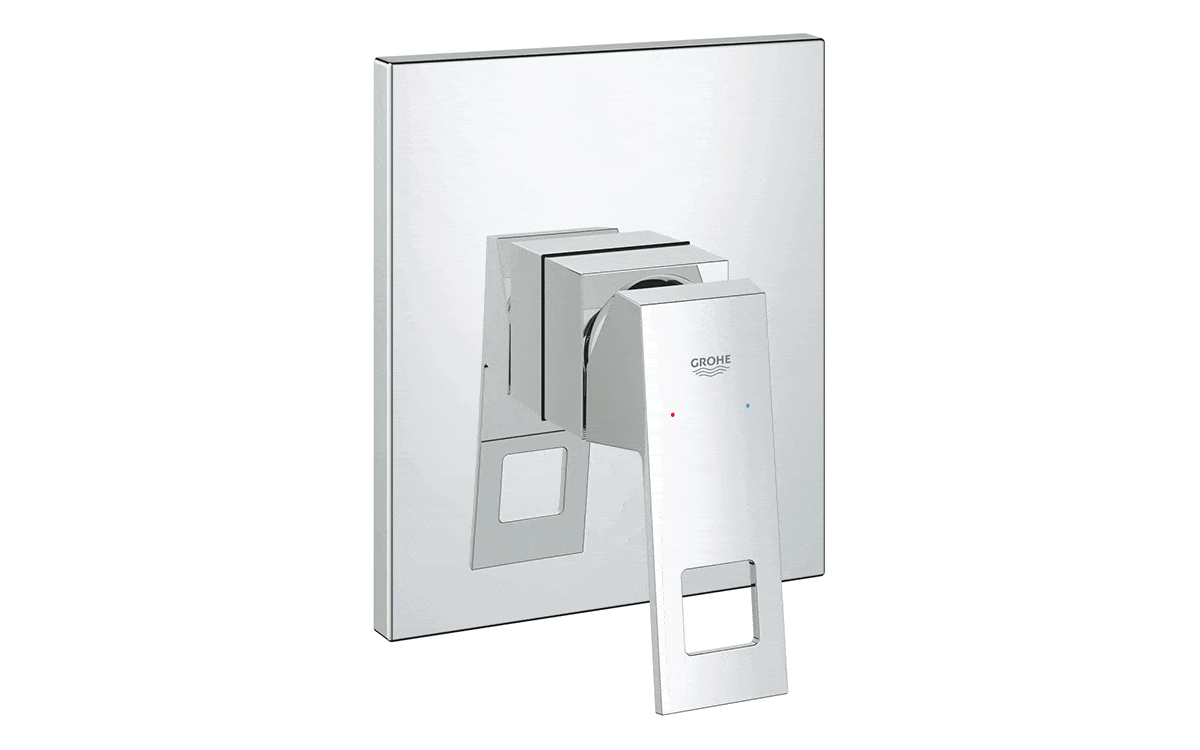 Euro Cube Shower Mixer Trim