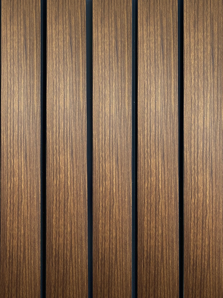 Wall Panel 3D Clad Willow Black 2400mm x 122mm x 12mm