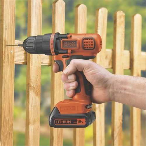 BLACK+DECKER 18V System Cordless Drill Driver without battery & charger
