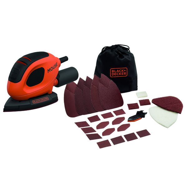 BLACK+DECKER Mouse Sander + 15 Accessories