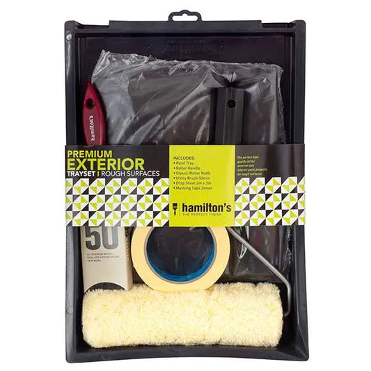 Premium Exterior Painting Brush Trayset