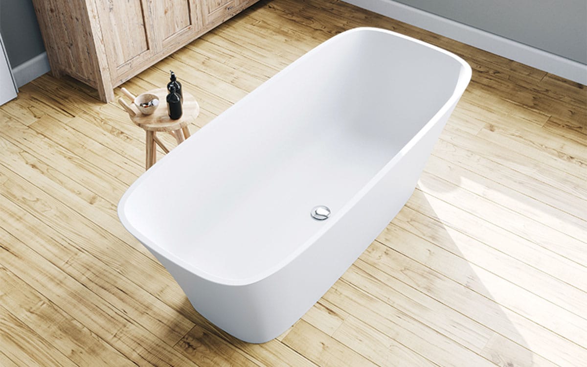 Dado Carmen Freestanding Bath White