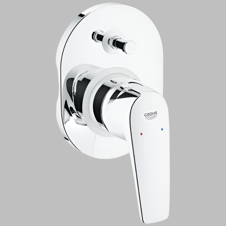 BauFlow Concealed Diverter mixer set