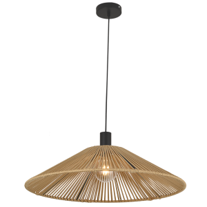 Metal and Nylon Rope Pendant