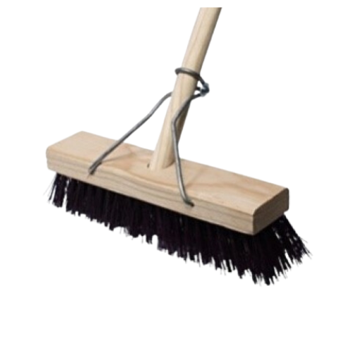 BROOM HARD BROWN 600MM