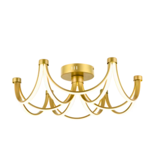 Ceiling Fitting Gold Drapes CFBS570/6
