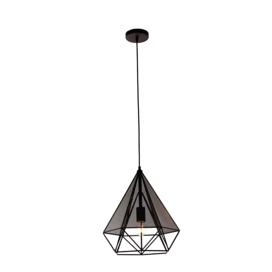 Mesh Black Metal Pendant PENBS710