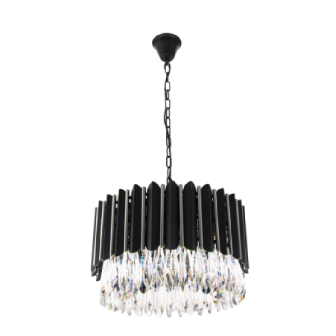 Metal and Crystal Pendant PEN562 CHROME