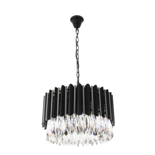 Metal and Crystal Pendant PEN562 CHROME