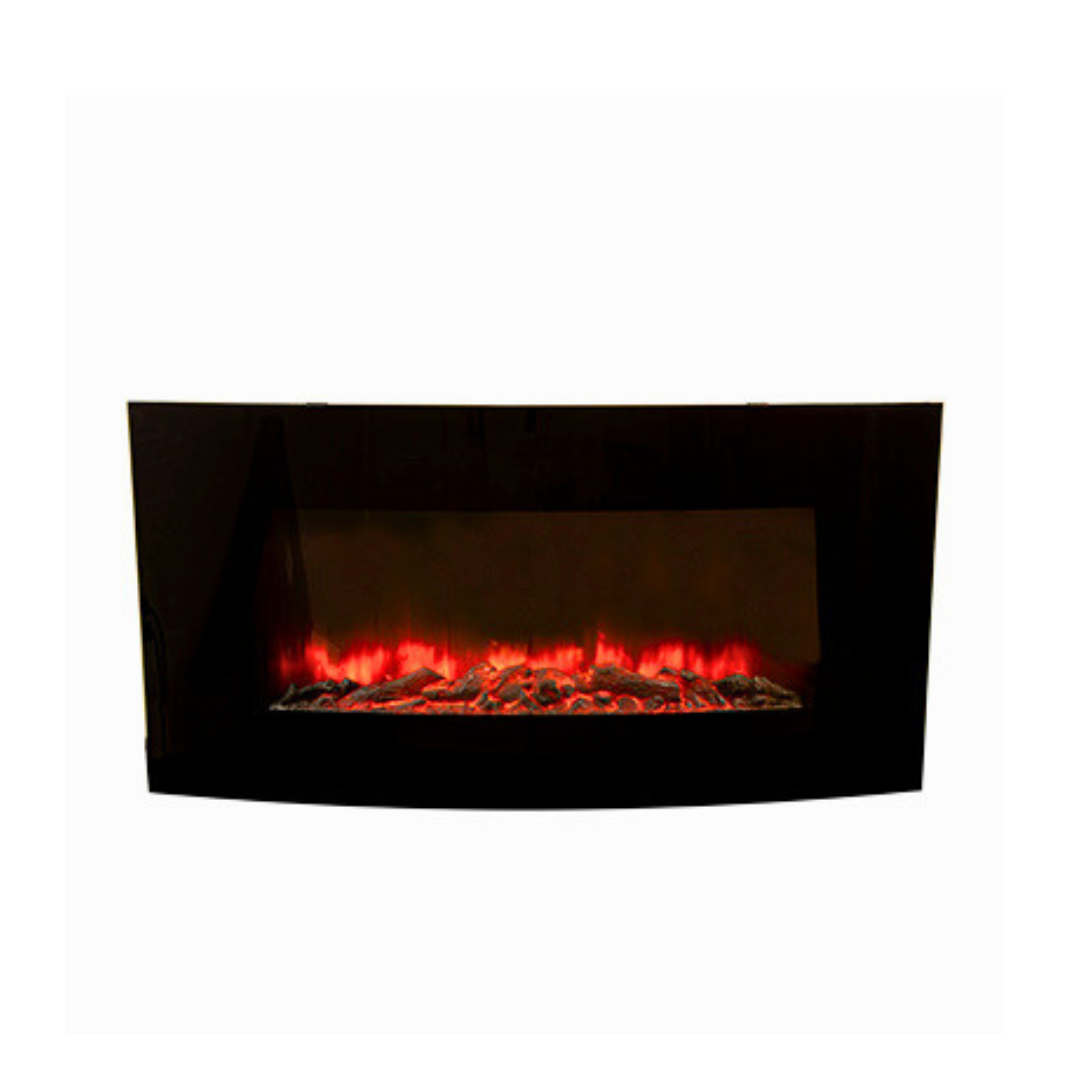 Fireplace Decorative Curved Glass Indoor with "Coal" 1800W 220-240V RHE7C