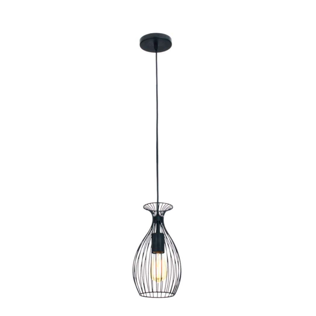 Metal Pendant PEN727/1 BLACK