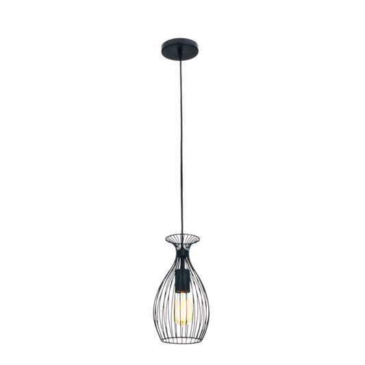 Metal Pendant PEN727/1 BLACK