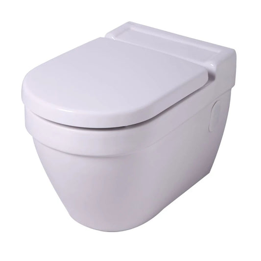 Toilet Wall-Hung Vaal Energy Back-to-Wall with Thermoset Soft Closing Seat White
