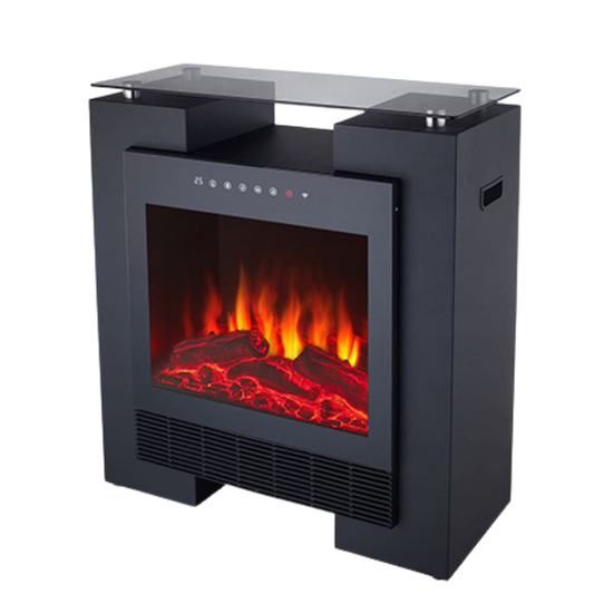 Delux Freestand Electric Fireplace with shelve 1800W