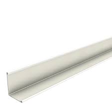 M6 White Wall Angle 25 x 19 x 3.6m