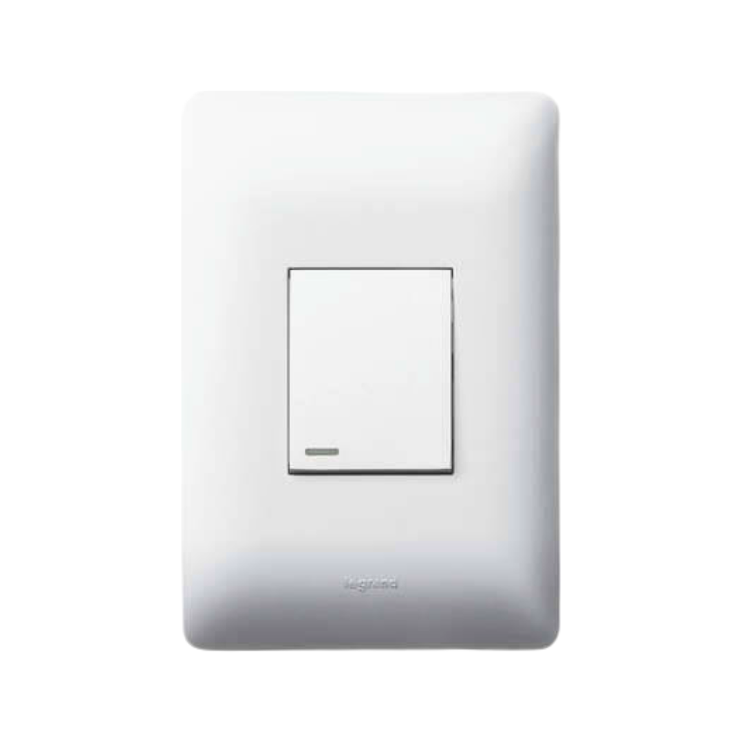 Ysalis Dimmer press 4x2 White - PYDP24WHT