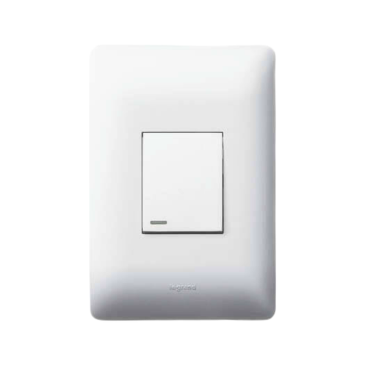 Ysalis Dimmer press 4x2 White - PYDP24WHT