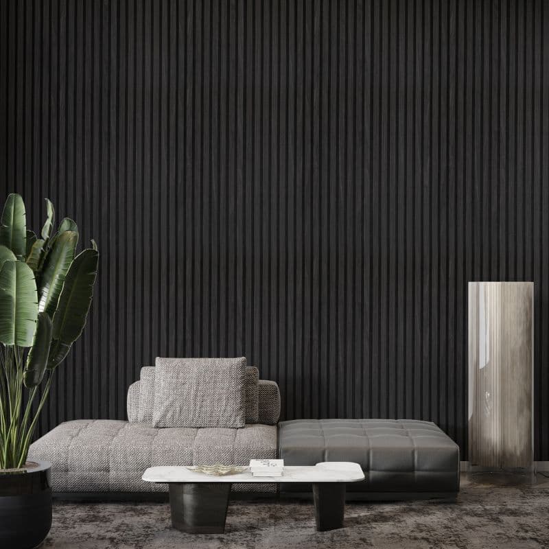 PVC WALL PANEL BLACK ALPINE 160MMX2.4